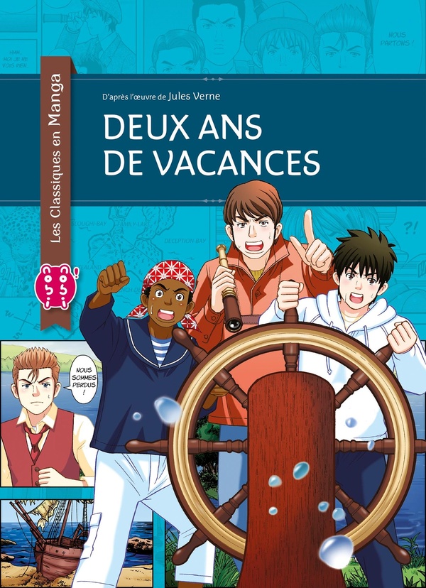 couverture bd Les classiques en manga - Tome 14 - Deux ans de vacances