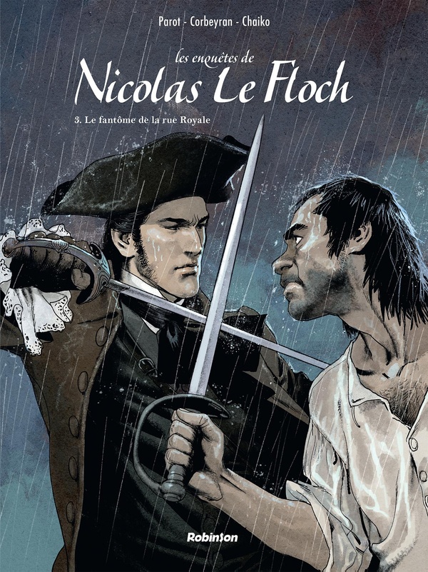 couverture bd Les enquêtes de Nicolas Le Floch - Tome 3 - Le fantôme de la rue Royale