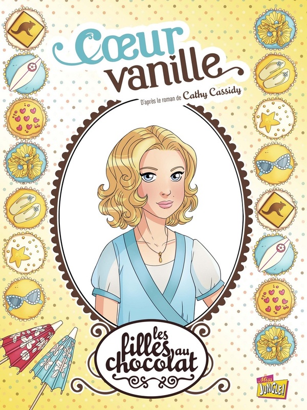 Couverture BD Les filles au chocolat - Tome 05 - Coeur vanille