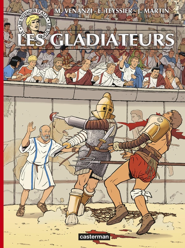 couverture bd Les voyages d'Alix - Tome 39 - Les gladiateurs