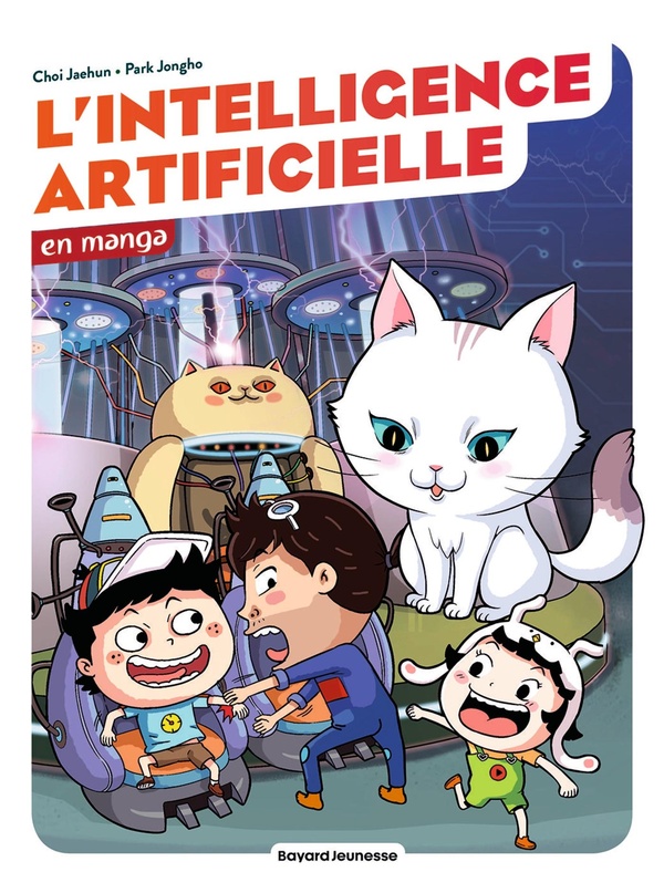 couverture bd L'intelligence artificielle en manga - Le mystère du chat robot