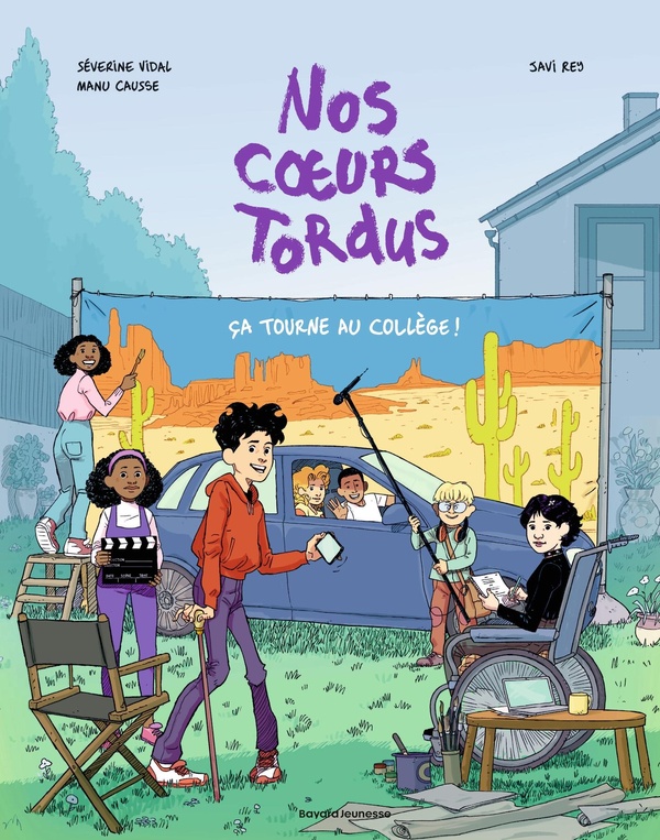 Adaptation BD de Nos coeurs tordus – Tome 1 – Ça tourne au collège !