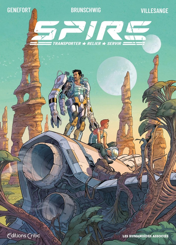 couverture bd Spire - Transporter, relier, servir